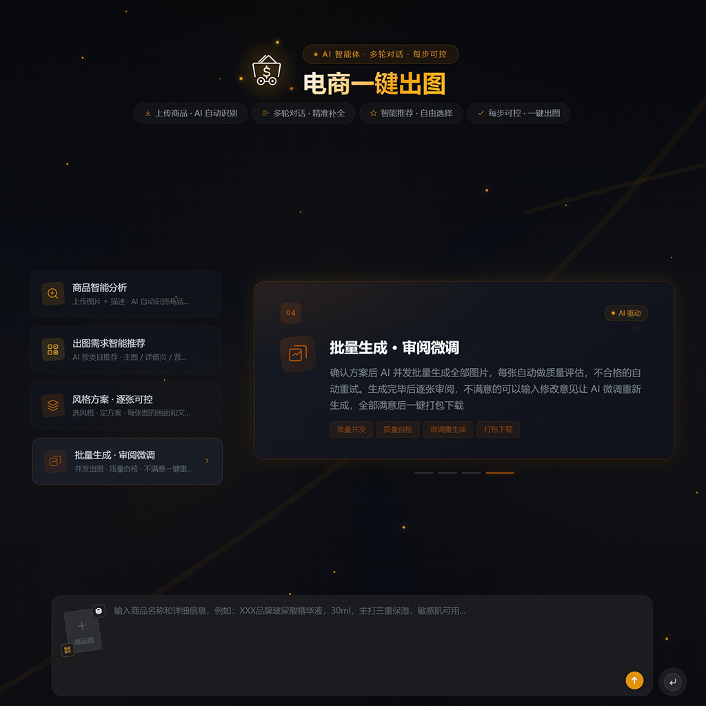 菁选灵创 电商方版素材生图案例